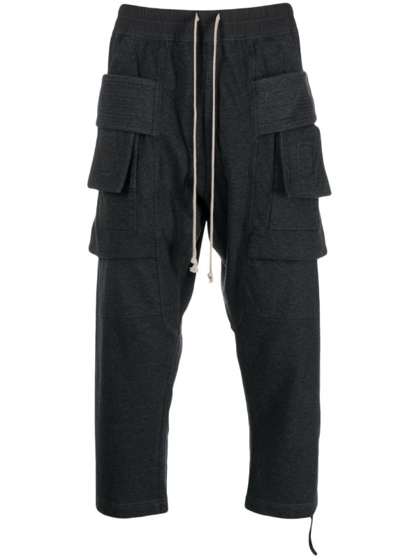 Rick Owens DRKSHDW Drawstring Cargo Track Pants - Farfetch