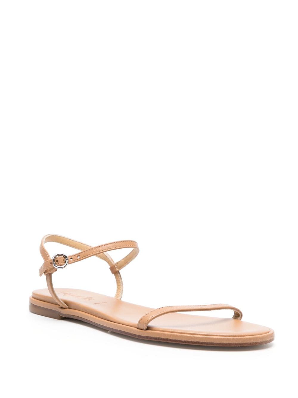 Aeyde Nettie leren sandalen - Bruin