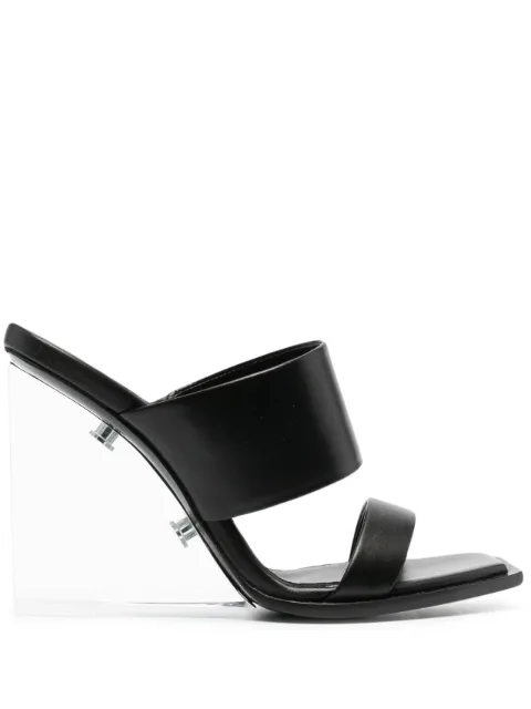 Alexander McQueen Shard 115mm wedge sandals Women