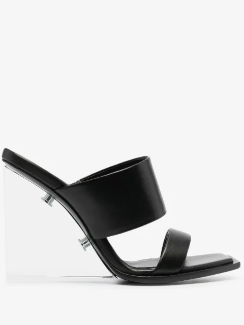 Alexander McQueen sandalias Shard con cuña de 115mm