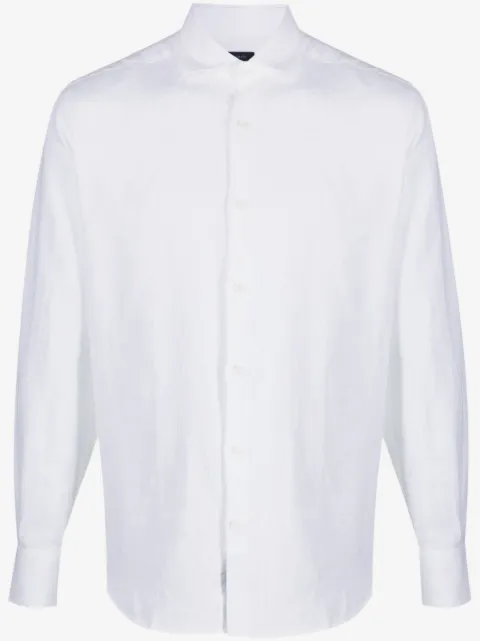 Deperlu chemise en lin à boutonnière