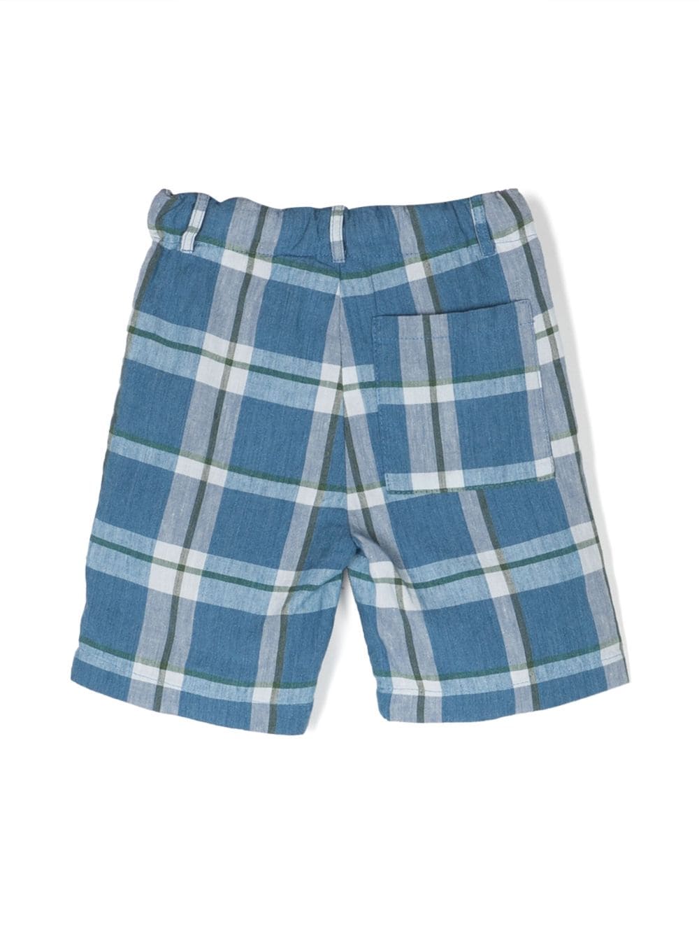 Zhoe & Tobiah plaid-check print shorts - Blauw