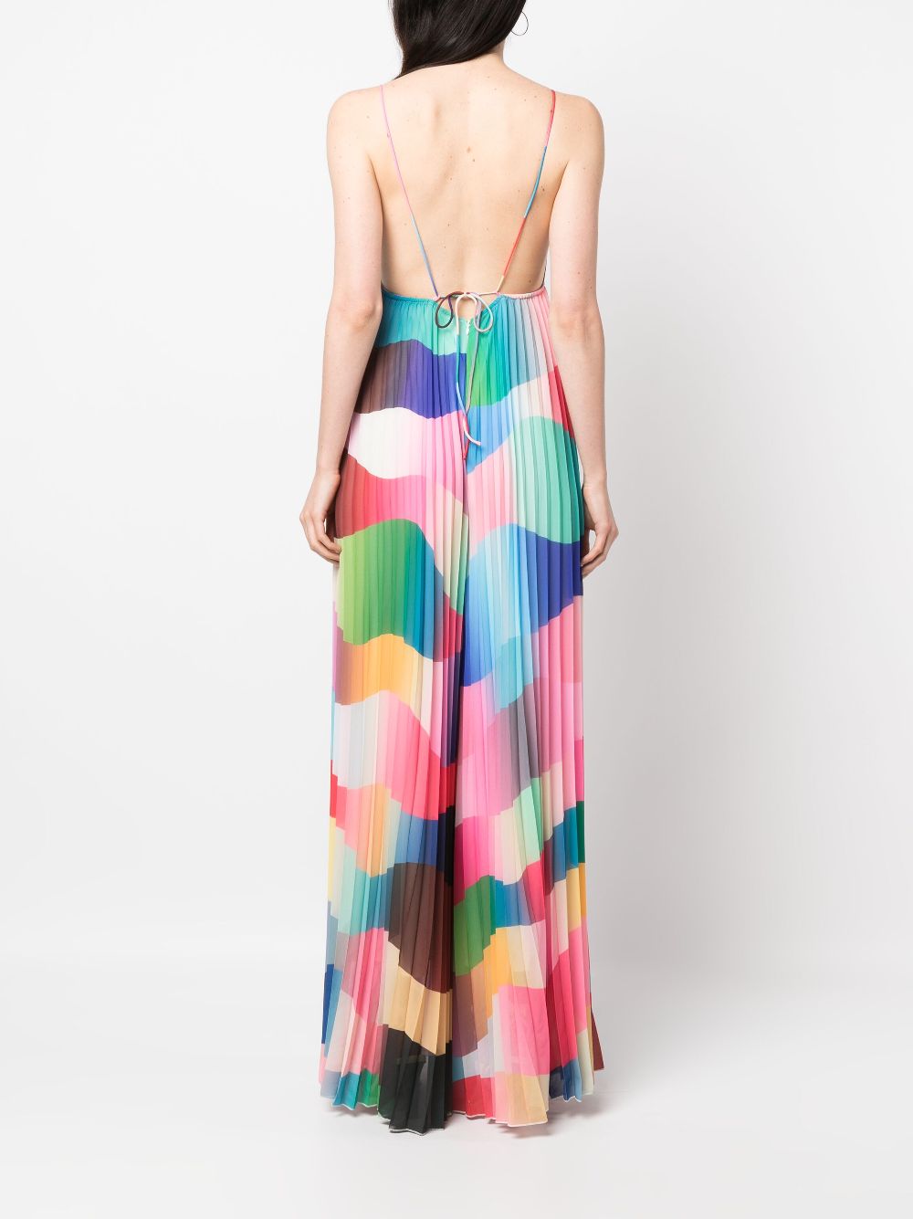 Essentiel Antwerp Dex Wide-leg Jumpsuit In Blue Red Pink | ModeSens