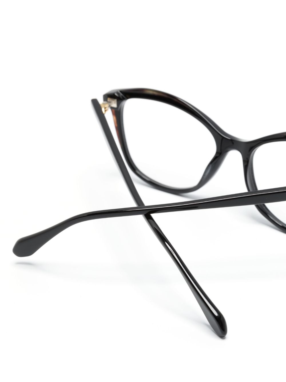 Shop Gigi Studios Alessandra Cat-eye Glasses In Black