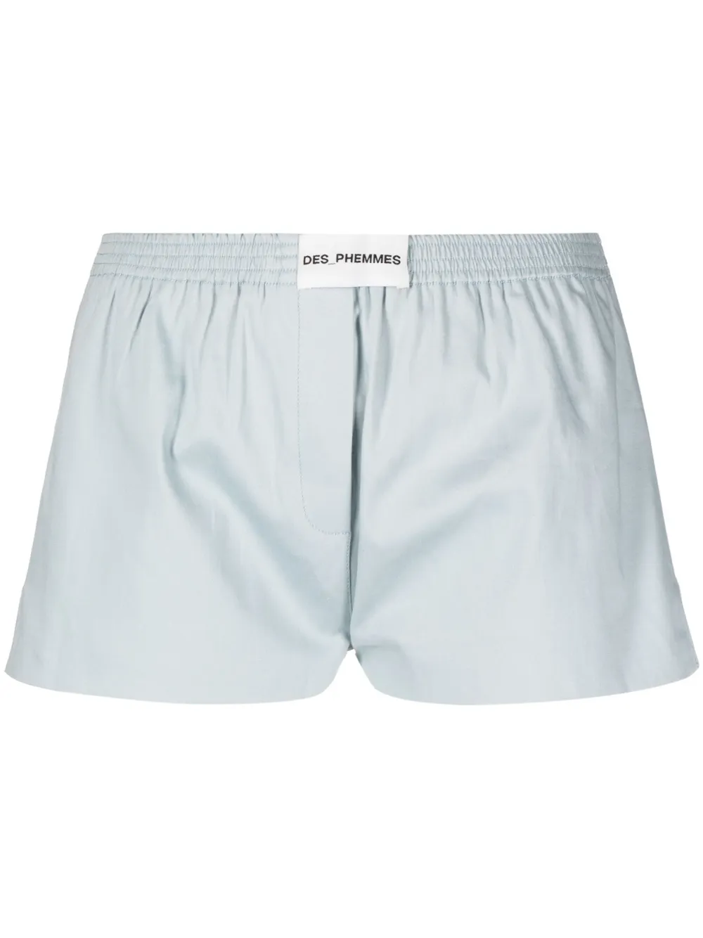 DES PHEMMES elasticated-waistband mini shorts