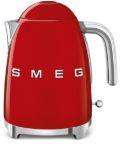 Smeg stainless steel logo kettle - Red