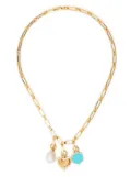 Missoma gold-plated charms necklace