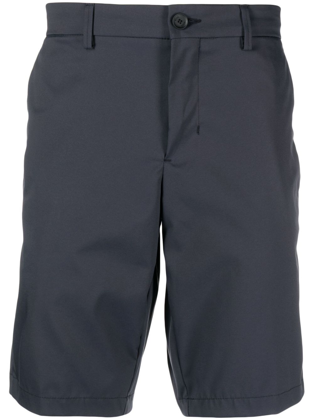 Hugo Boss Slim-fit Shorts In Water-repellent Stretch Twill In Dark Blue ...