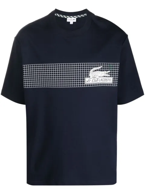Lacoste playera con logo estampado