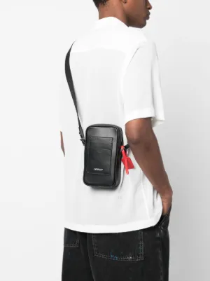 off-white Heritage ロゴ メッセンジャーバッグ 人気 Off-White Heritage Messenger Bag | Black | FARFETCH GE