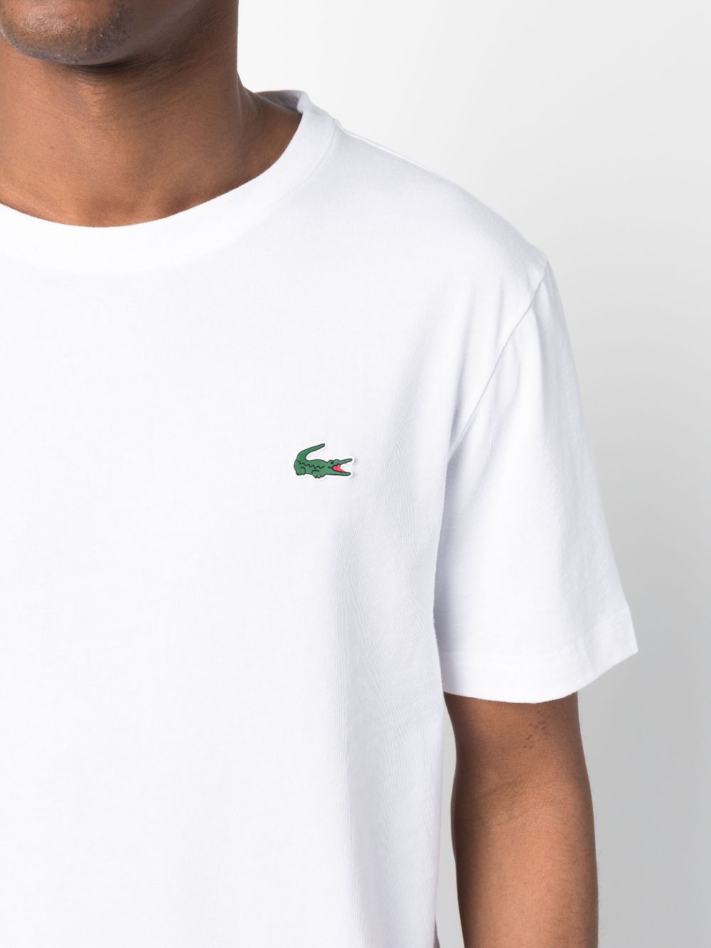 Lacoste Logo Patch T Shirt Farfetch