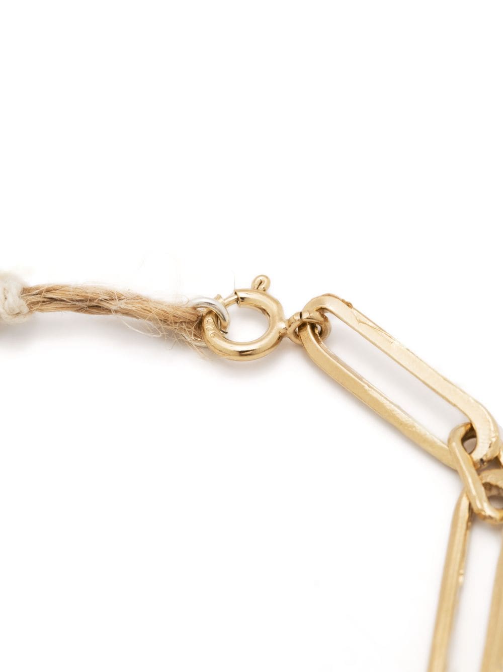 Shop Nick Fouquet Charm-detail Braided Bracelet In Silver