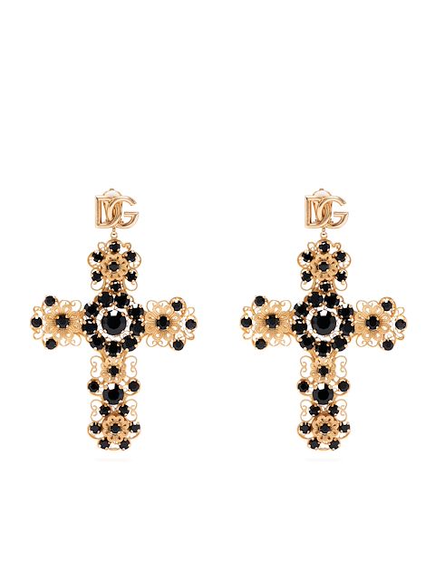 Dolce & Gabbana Ohrringe mit Strass
