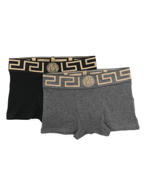 Versace Kids - two-pack Greca-trim boxers