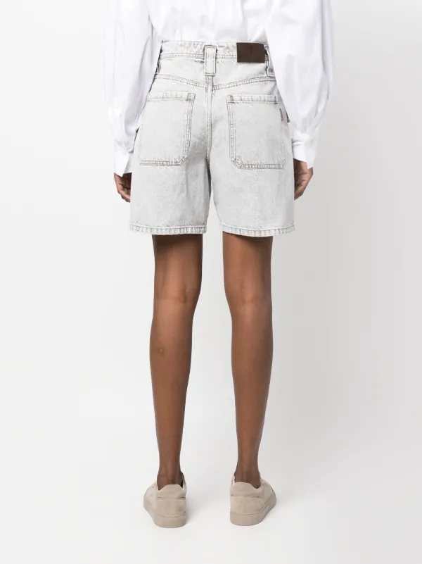 Brunello Cucinelli multiple-pocket Denim Shorts | Grey