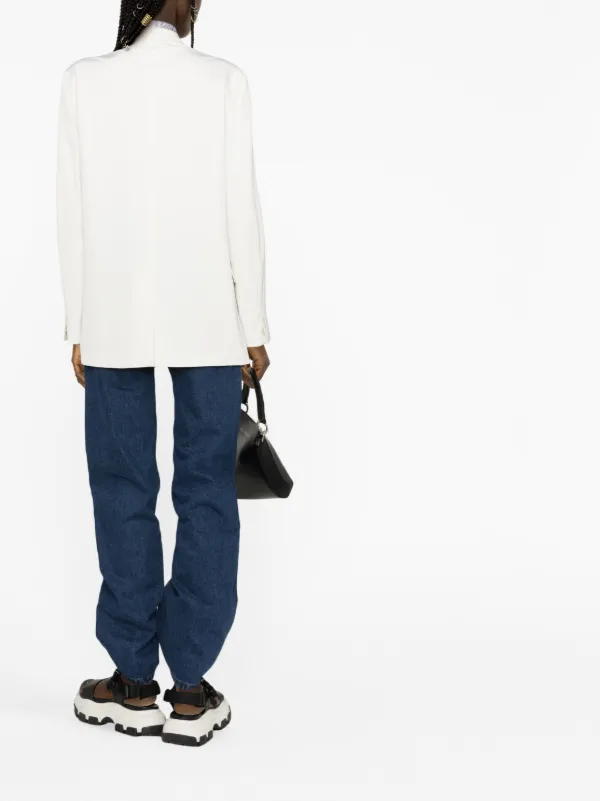 MM6 シングルジャケット MM6 Maison Margiela レイヤード シングルジャケット | ブラック