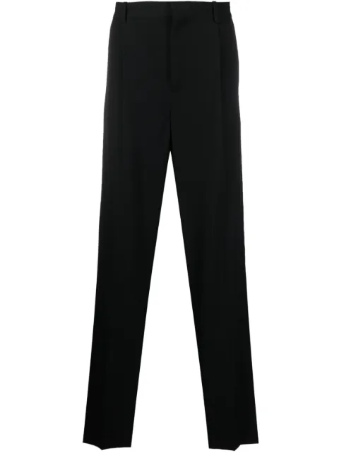 Botter straight-leg pleated wool trousers