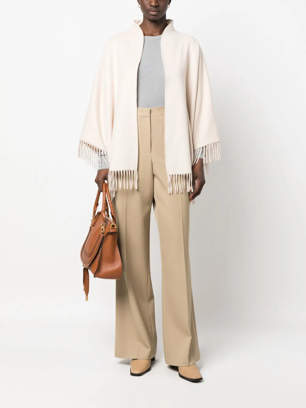 Colombo Kasjmier poncho - Beige