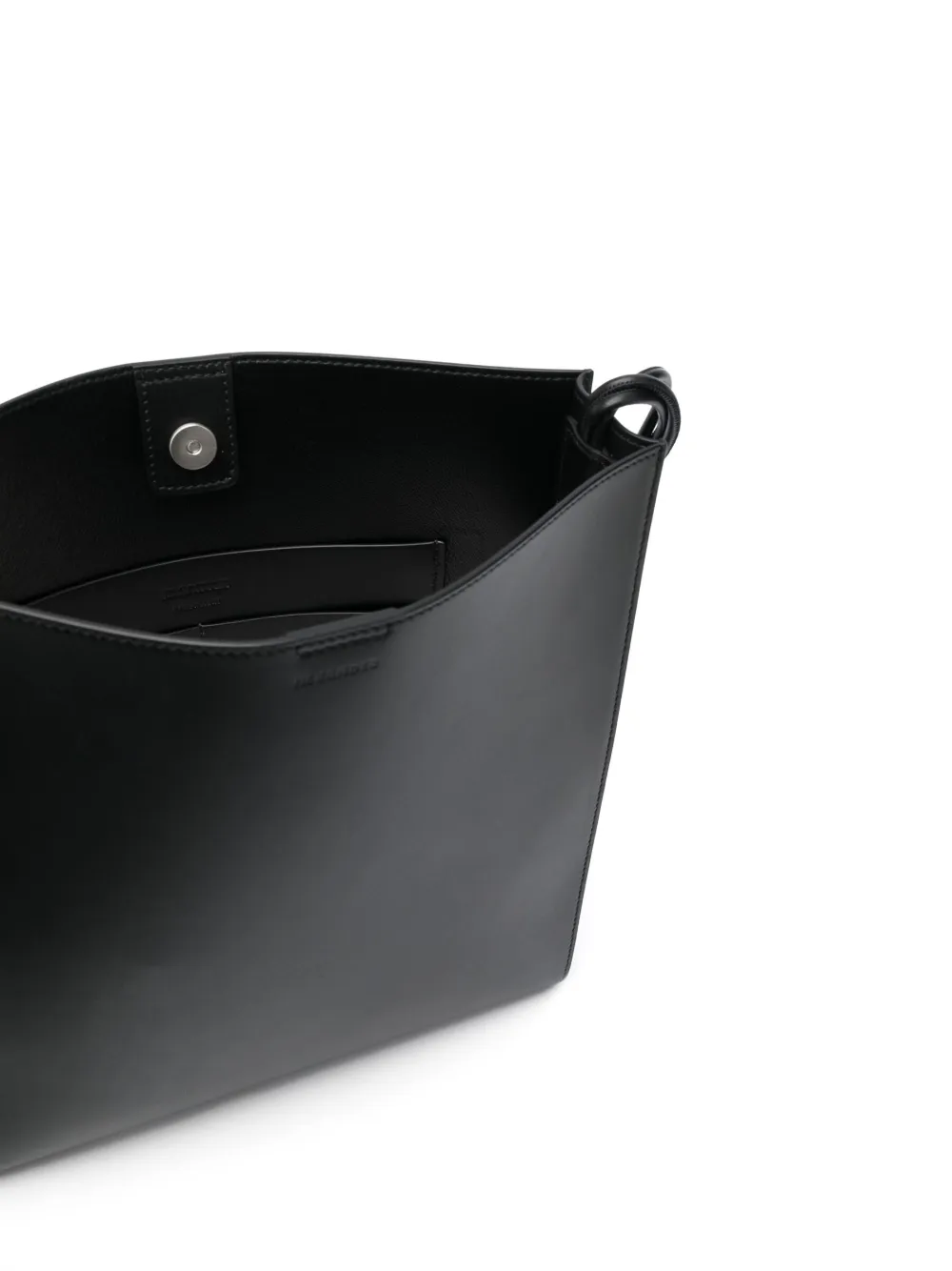 Jil Sander Shoulder Bag With Logo In Black