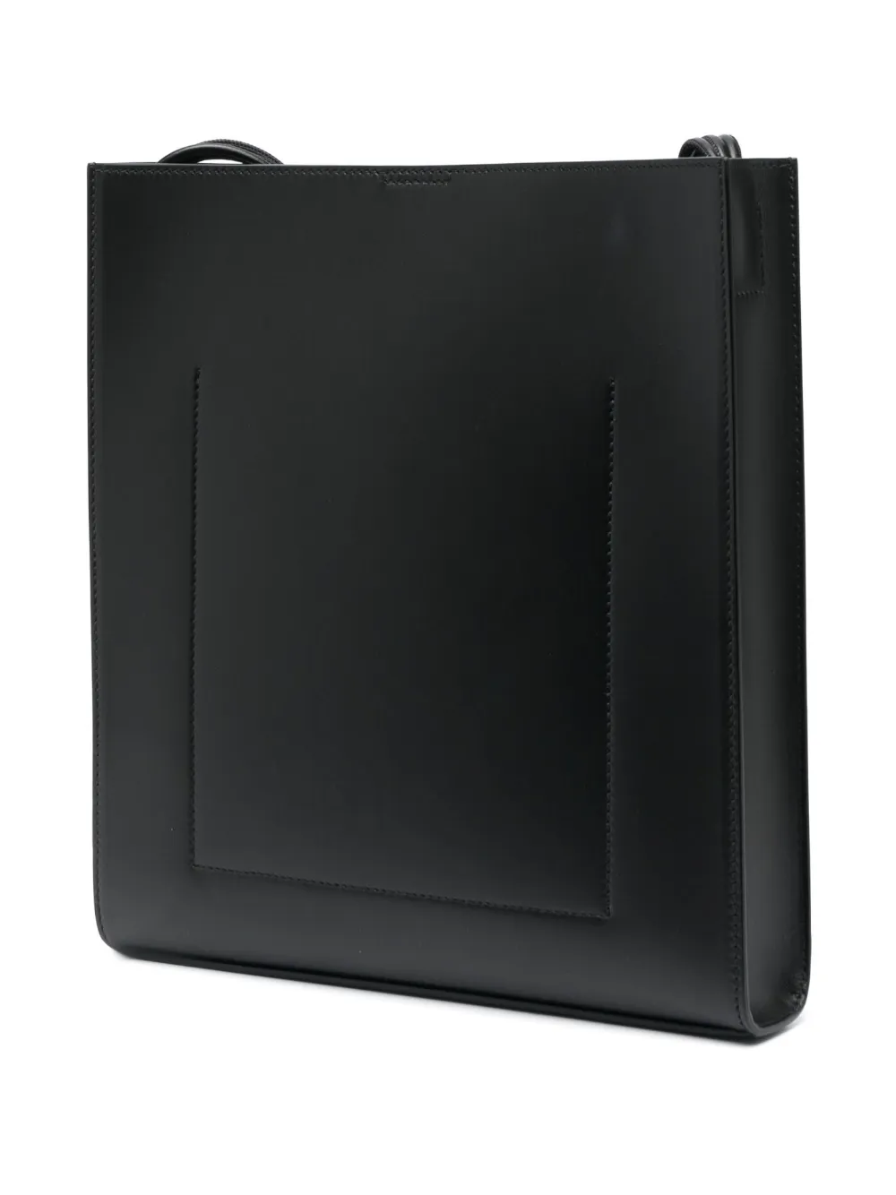 Jil Sander Shoulder Bag With Logo In Black