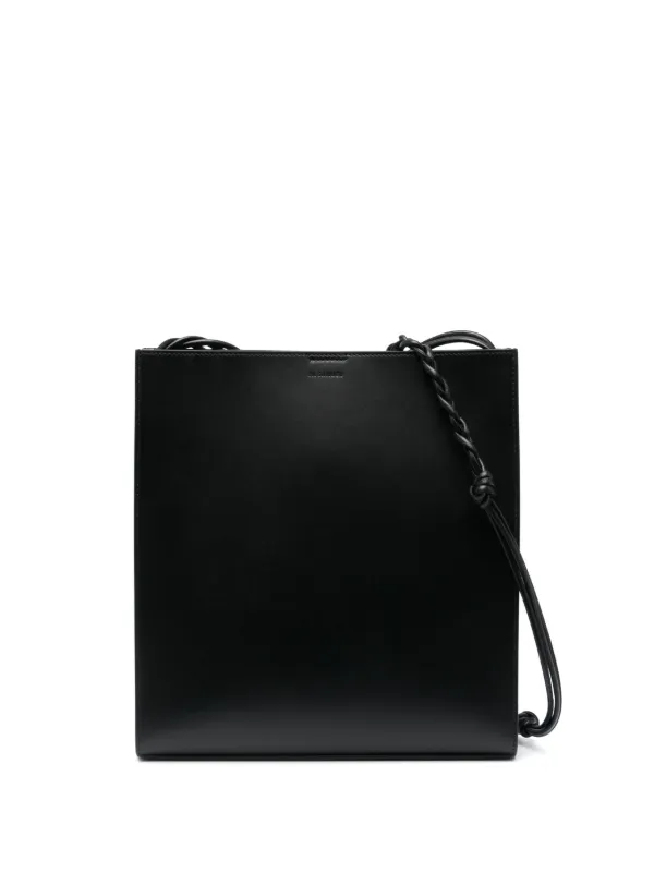 Jil Sander レザーショルダーバッグ | ブラック | FARFETCH JP