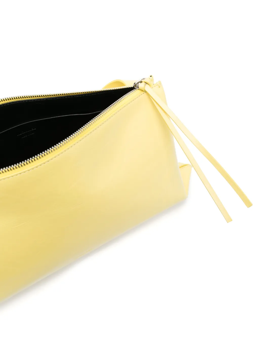 medium folded leather shoulder bag