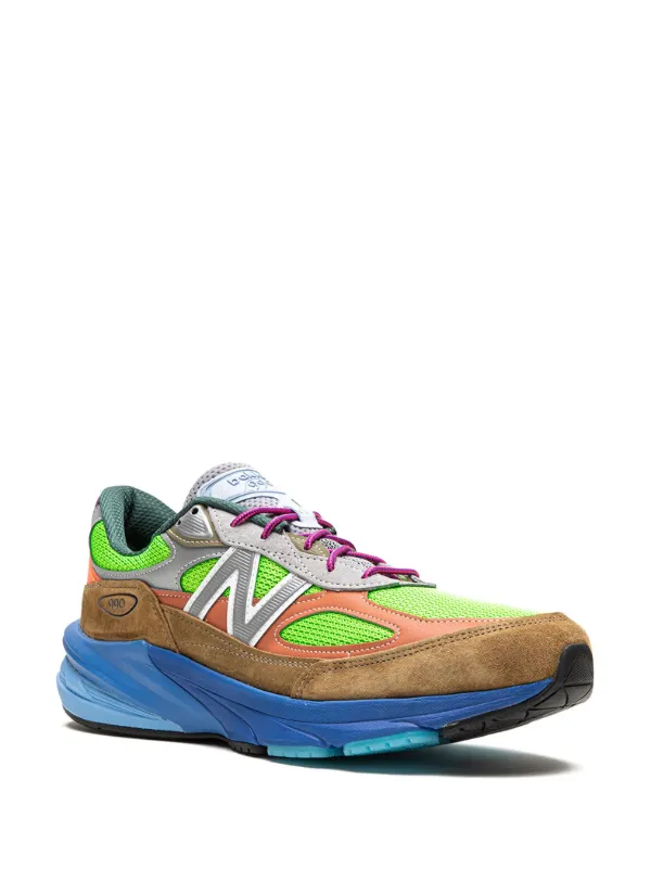 New Balance x Action Bronson 990 V6 Baklava 运动鞋- Farfetch