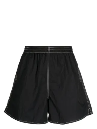 Gramicci contrast-stitching Flared Shorts - Farfetch