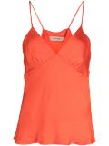 TWINSET spaghetti-straps V-neck top - Orange