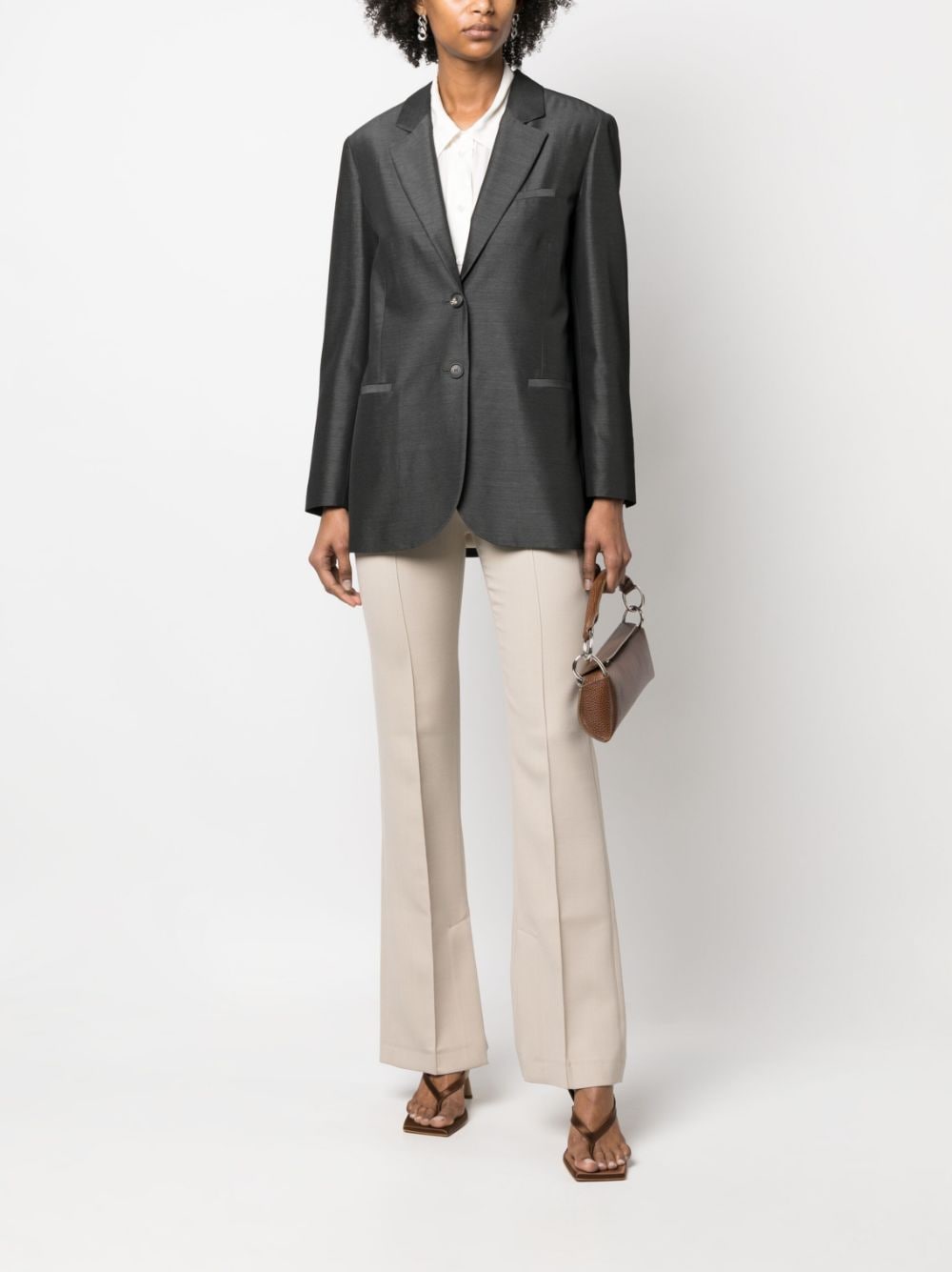 Tela Oversized blazer - Grijs