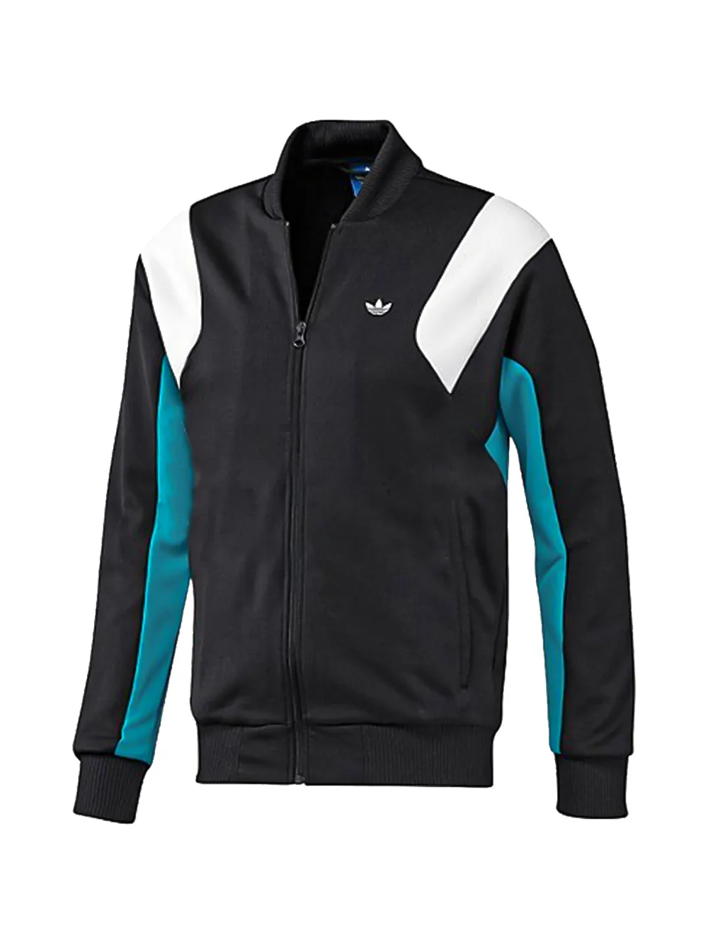 adidas logo detail jackets - Nero