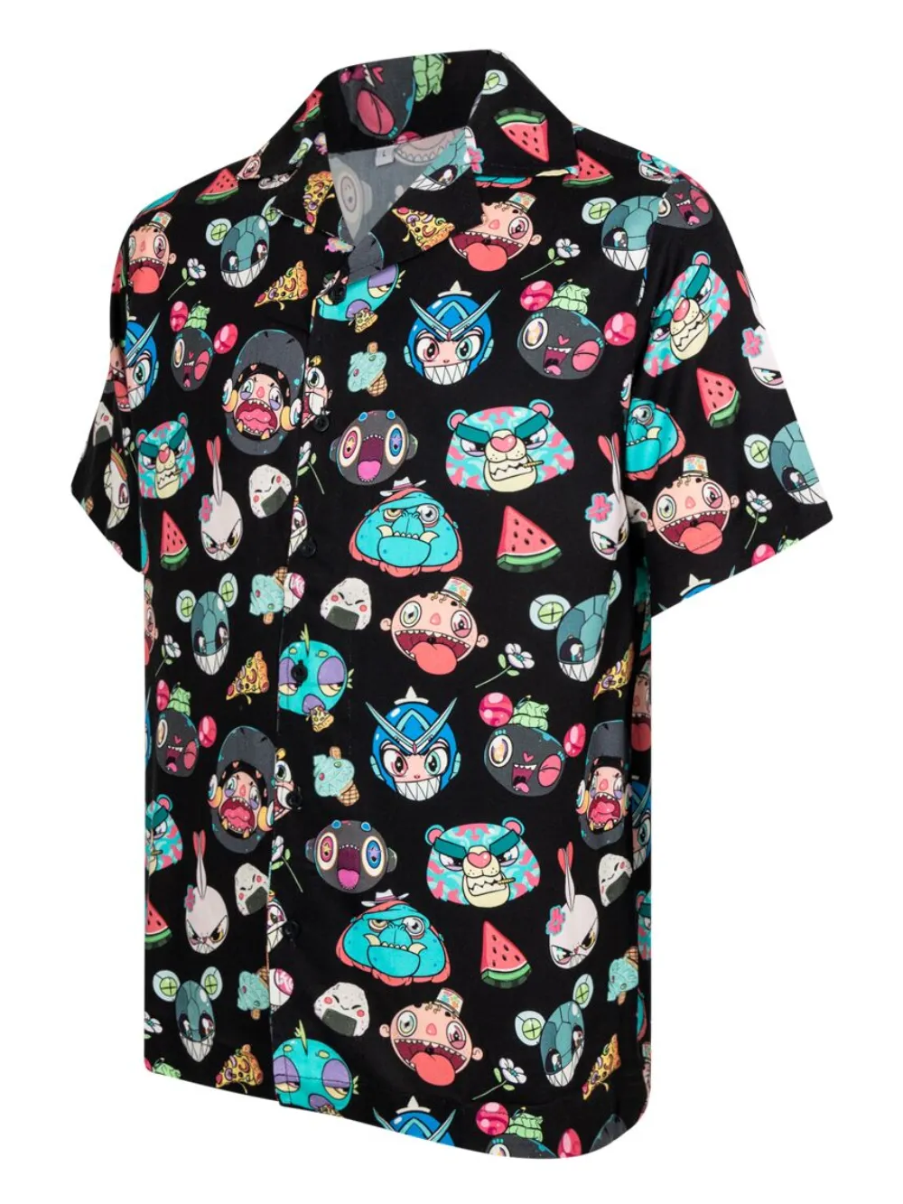 Karafuru Universe All-over Print Shirt In Black