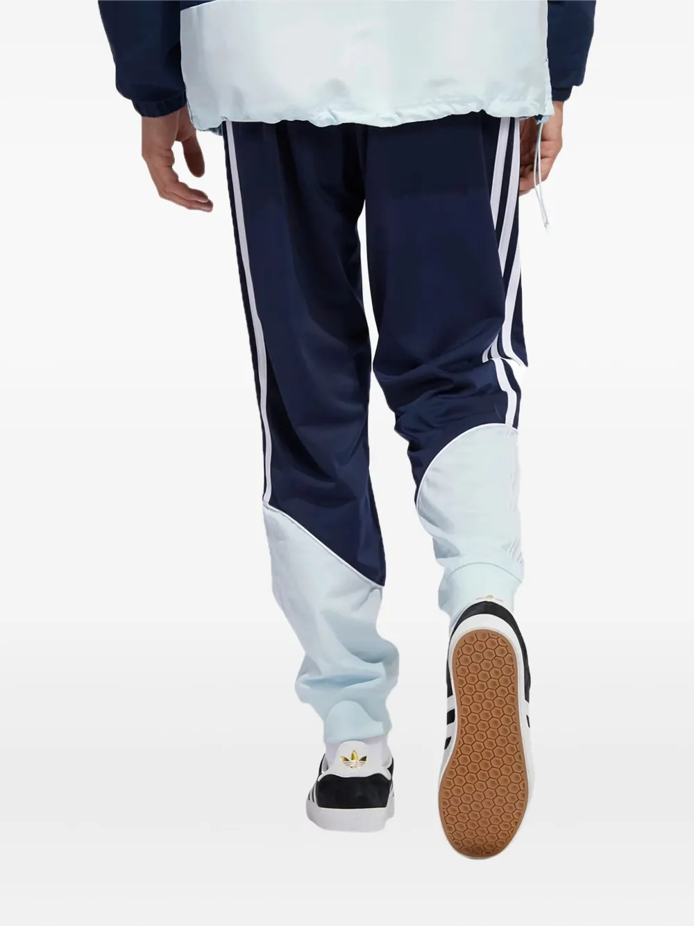 adidas tricot panelled track pants Blauw