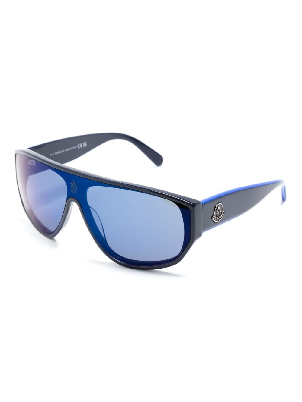 Moncler Eyewear Tronn logo-arm sunglasses - Blauw