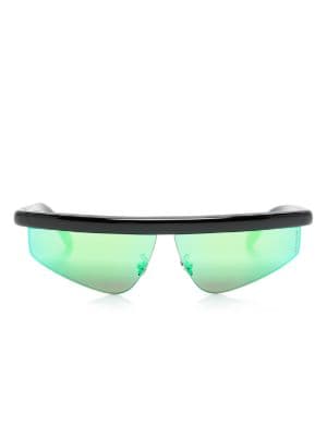 Moncler Eyewear logo-band Mirrored Ski Goggles - Farfetch