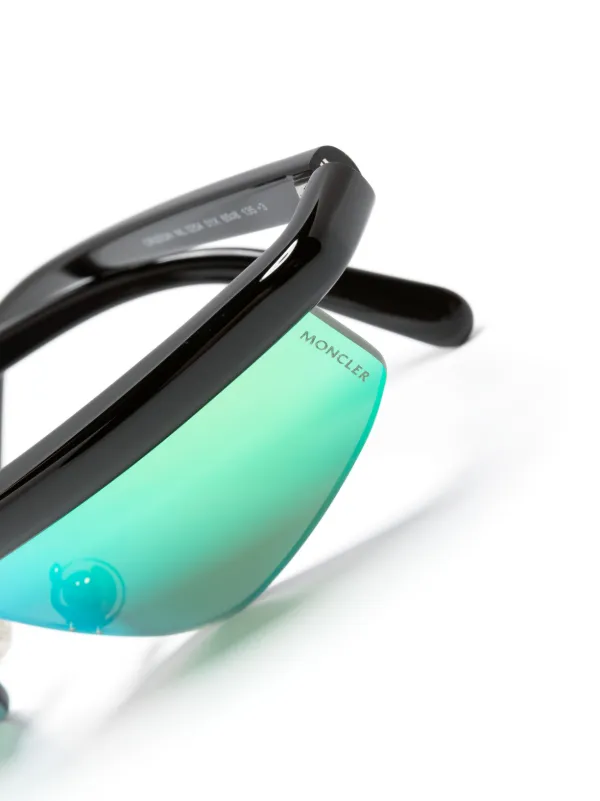 Moncler Eyewear Orizion geometric-frame Sunglasses | Black