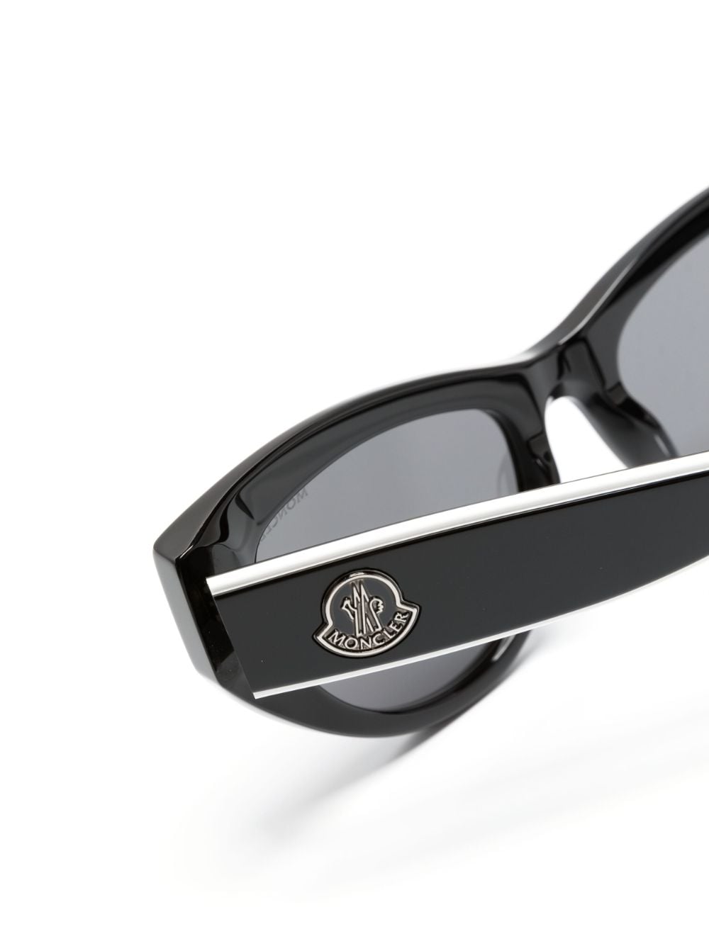 Shop Moncler Modd Cat-eye Frame Sunglasses In Black