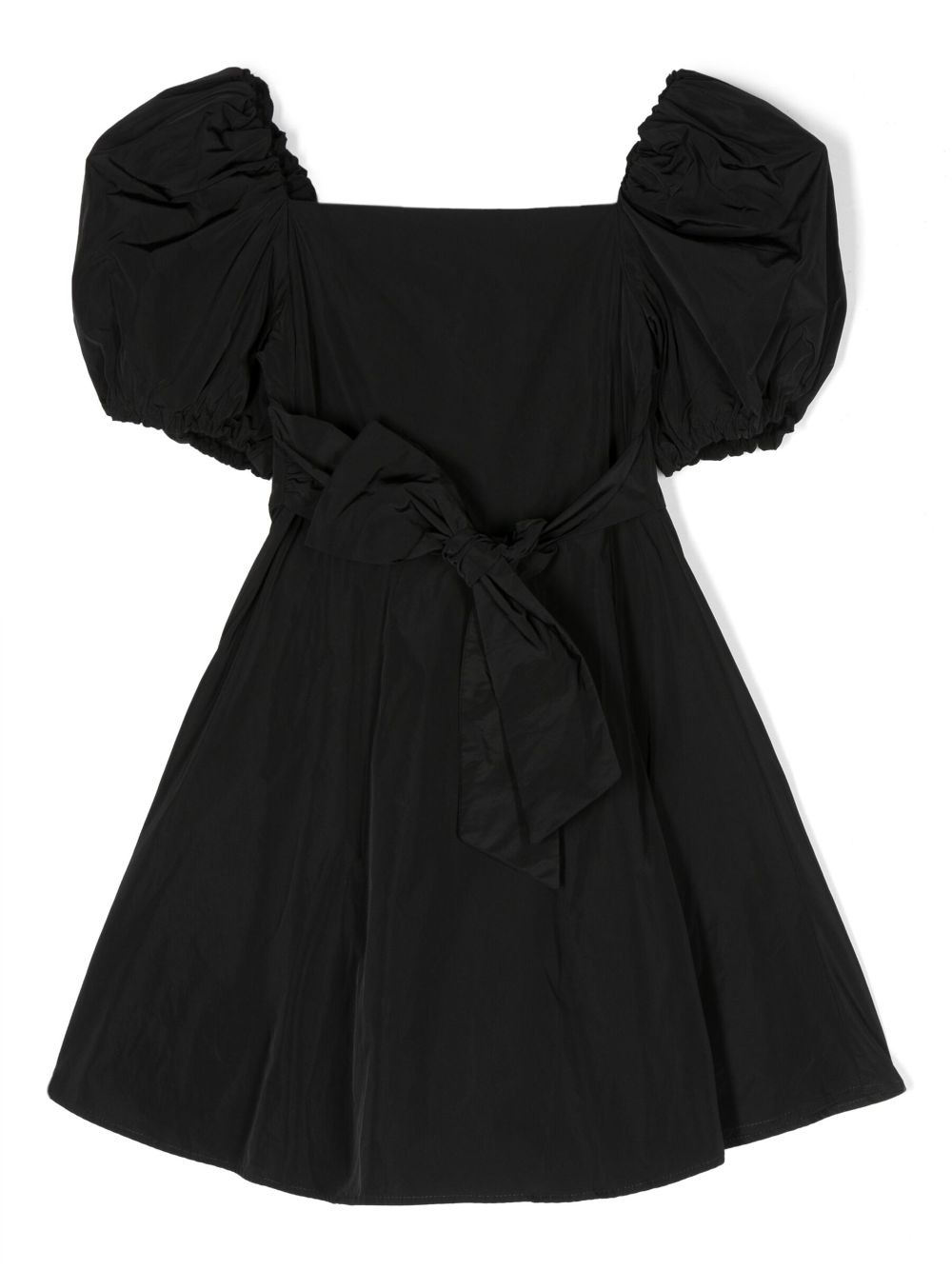 MSGM Kids ribbon-detailed dress - Black