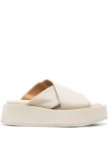 Marsèll round-toe platform mules - Neutrals