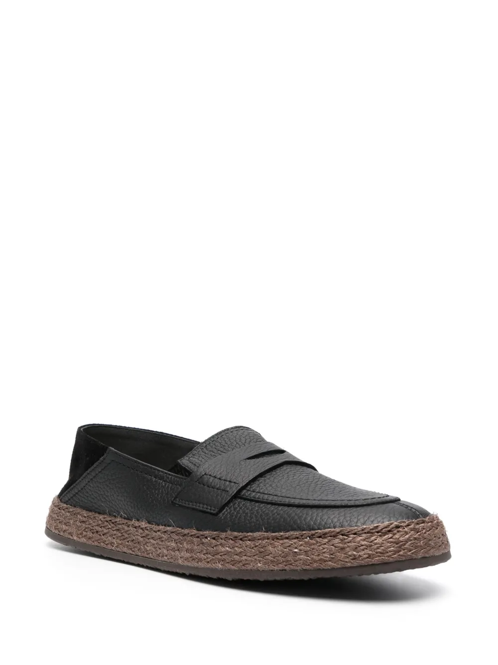 Henderson Baracco Espadrilles met bewerkte afwerking - Zwart