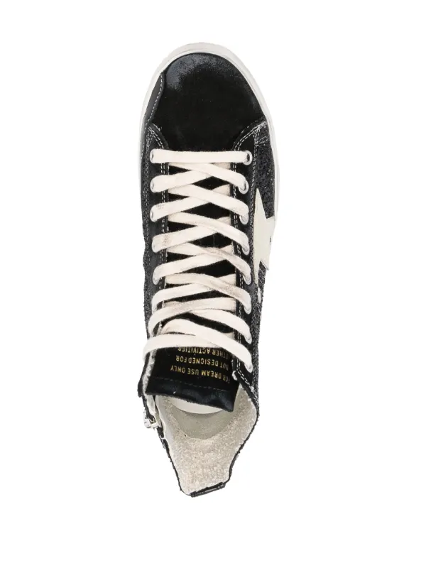 Golden Goose Francy グリッタースニーカー | ブラック