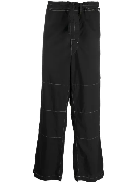 LEMAIRE Judo belted cotton trousers