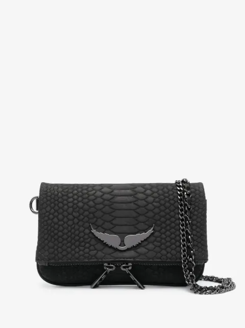 Zadig&Voltaire small crocodile-embossed crossbody bag