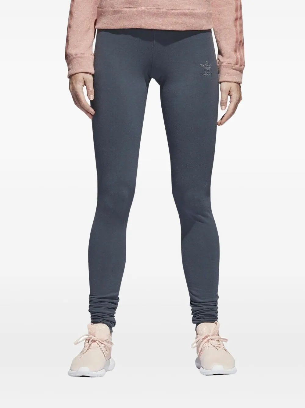 adidas logo-embellished leggings | Blue | Image 1