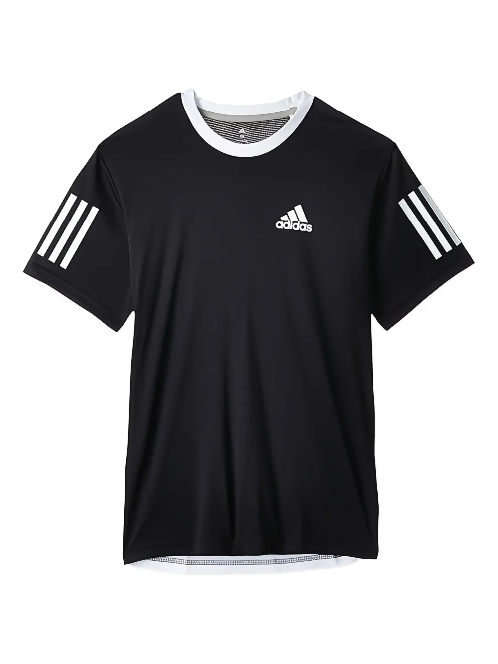 adidas playera con tres rayas | negro | Image 1