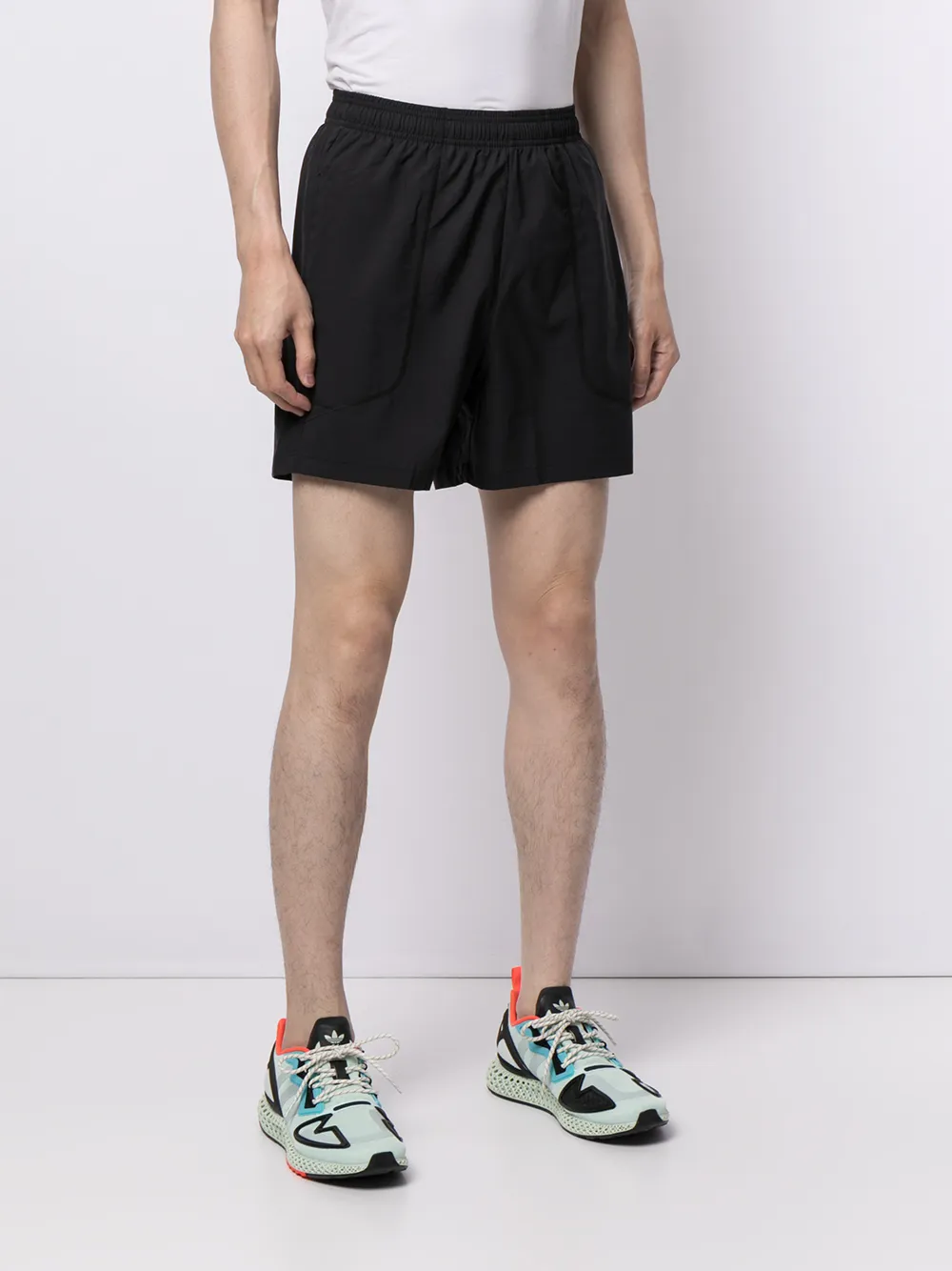 adidas Hardloopshorts met logoprint Zwart