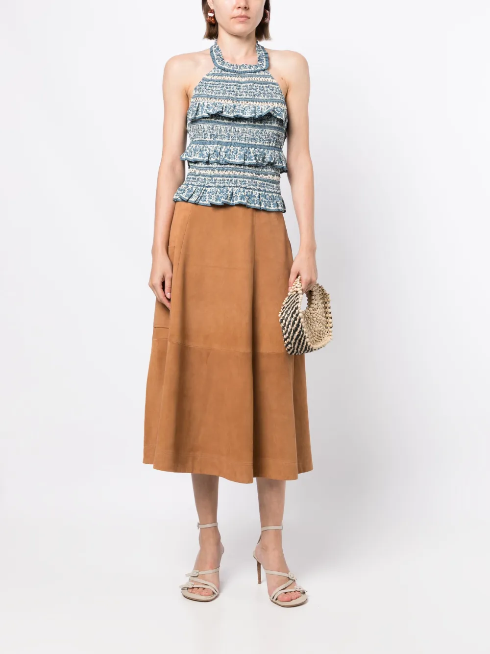 Sea Top met halternek - Blauw