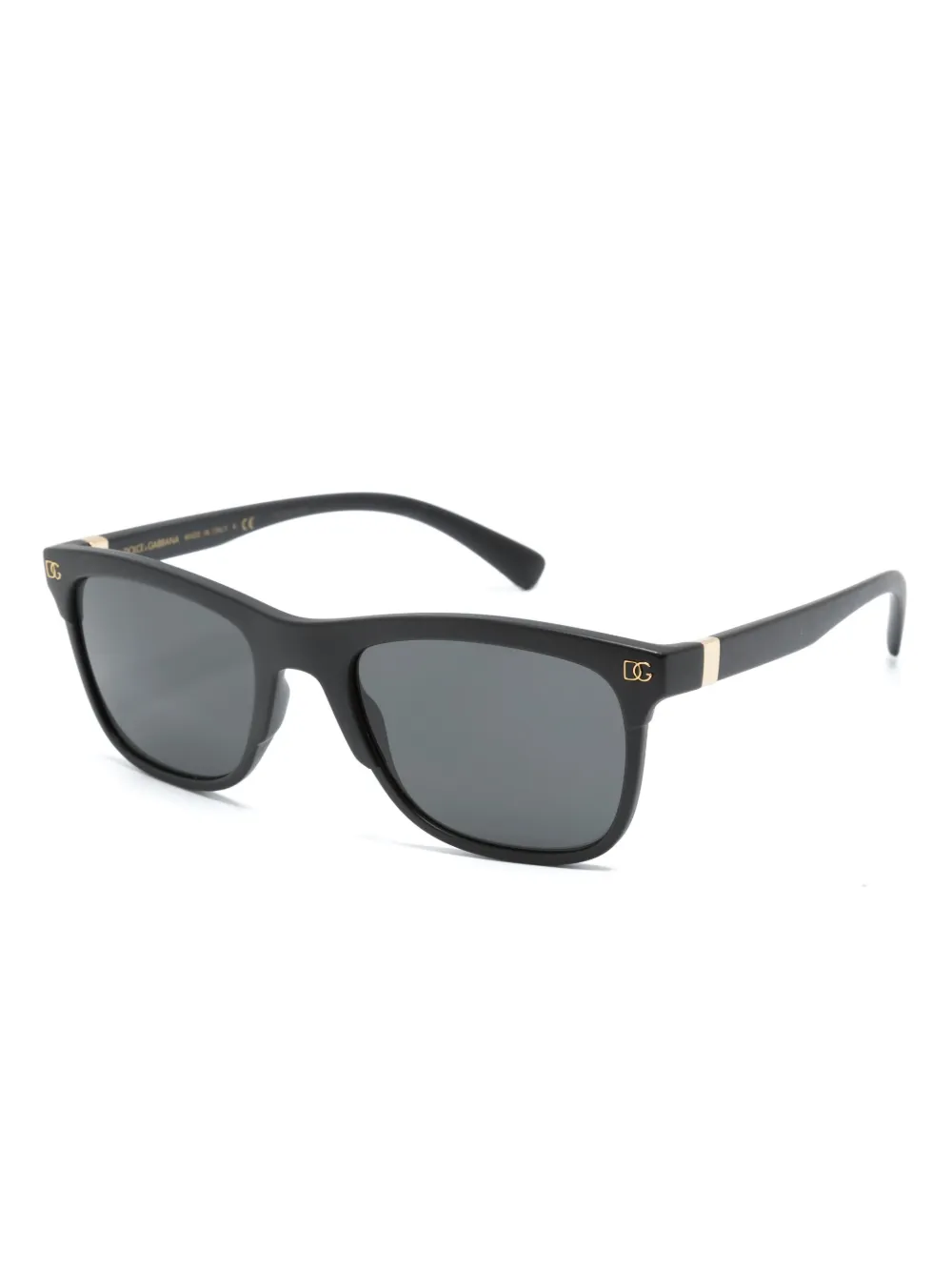 Dolce & Gabbana Eyewear Zonnebril met vierkant montuur - Zwart