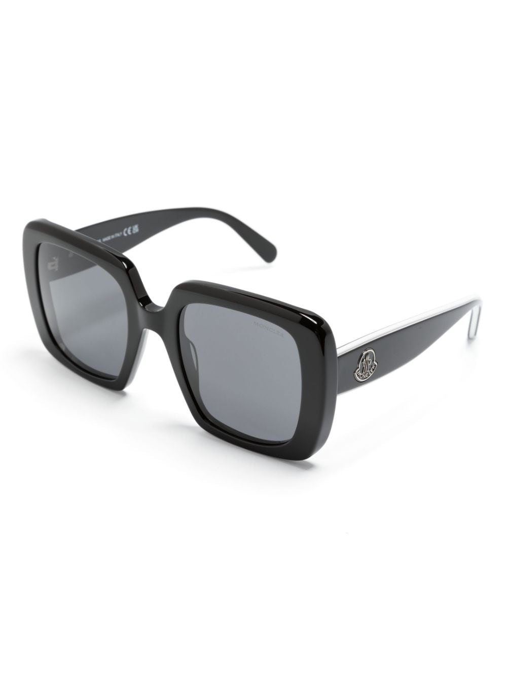 Moncler Eyewear Blance zonnebril met oversized montuur - Zwart