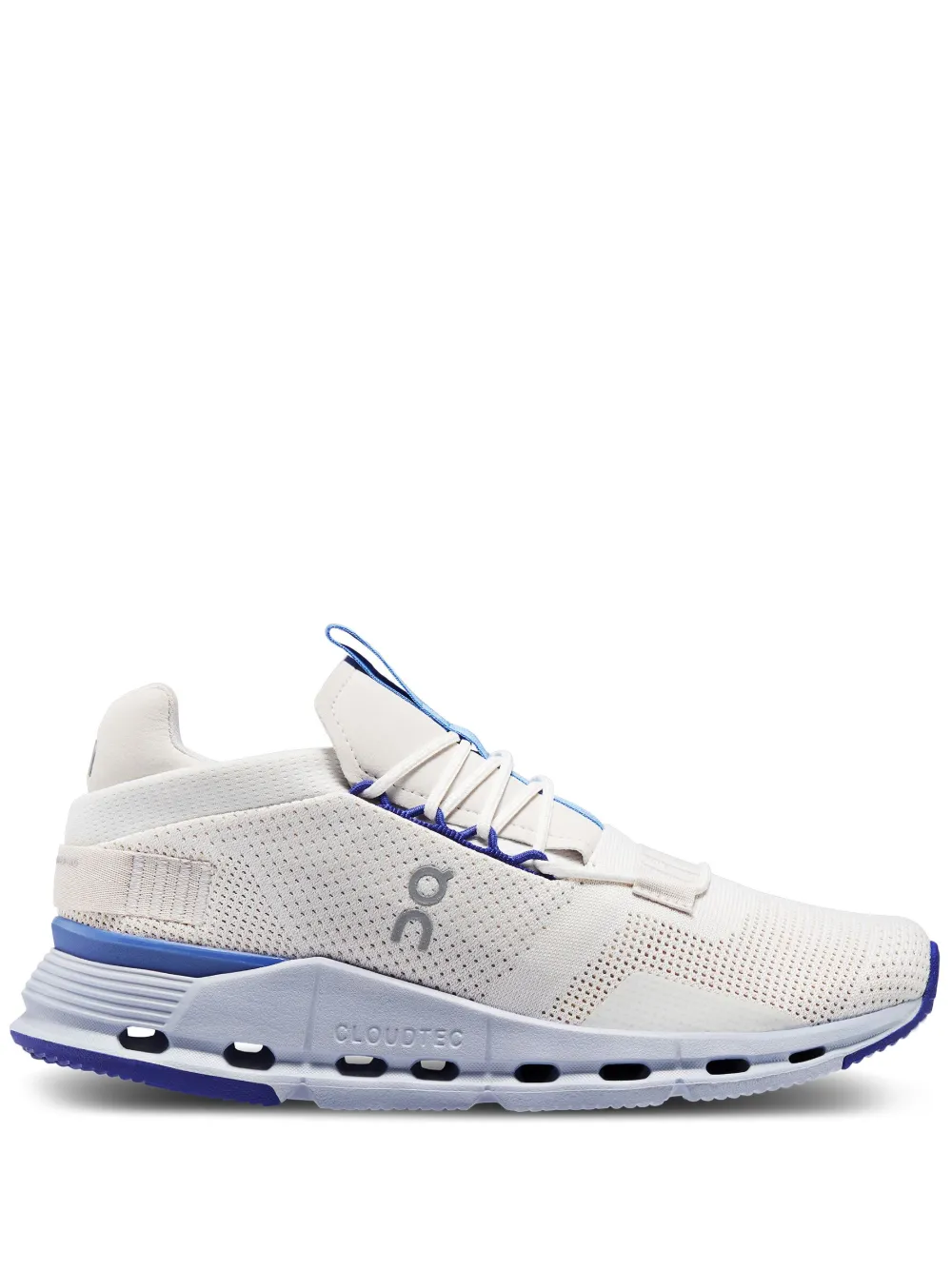 On Running Cloudnova Undyed Trainers In White